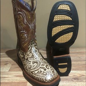 Rodeo boots adult 100% leather regular new w/ box